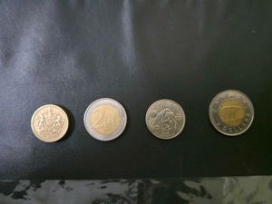 SEVERAL FOREIGN COINS, US ,UK CANADA, AUSTRALIA...