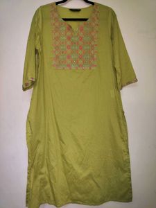 Green Beautiful Kurti