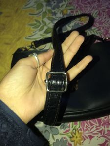 Trendy Black Shoulder Bag