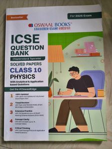 ICSE Class 10 Physics, Biology, Chemistry Question