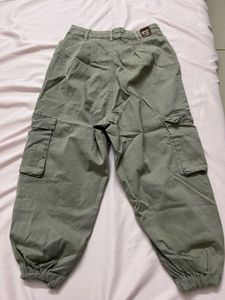 Grey Cargo Joggers