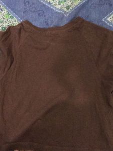 Crop Top In Brown