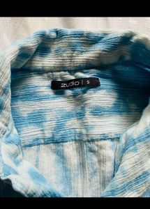 Blue And White Zudio Shirt