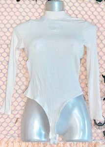 Size Extra S🎁Buy 2 Get 1 Free 🎁White Bodysuit