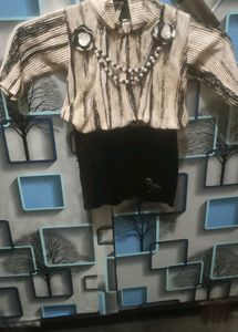 baby girl black party wear dress