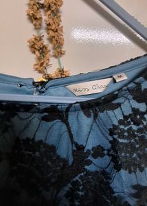 Elegant Black &amp; Blue Dress