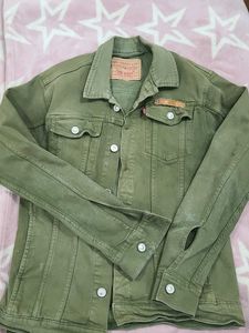 Levi's Olive Denim Jacket