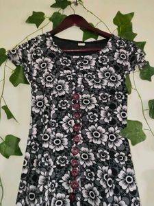 Floral Print Midi Dress