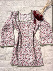 Printed Short Kurti 🌸