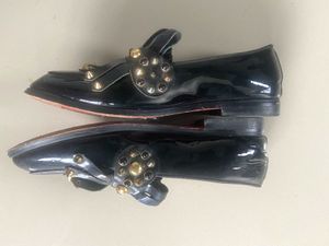 Christian Labouton Studded Black Loafer