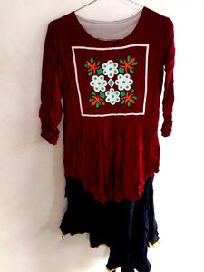 Unique Embroidered Dress