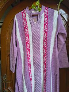 Lavender Knit Kurta