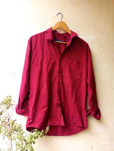 Maroon Casual Shirt (Women)