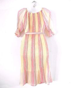 Pretty &amp; Comfy 💛Multi pastel lines dress💛