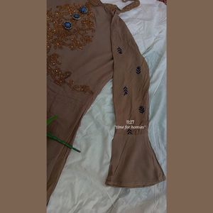 Ethnic Blue Gown With Embroidery