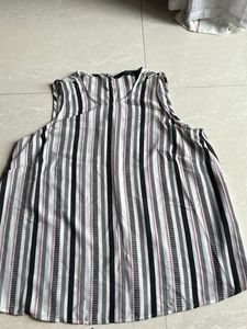 Sleeveless See Through Top