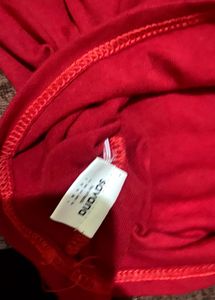 Red Long Sleeve Tee