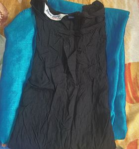 Blue &amp; Black Casual Dress