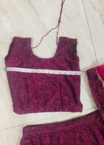 Maroon Lehenga Choli Set