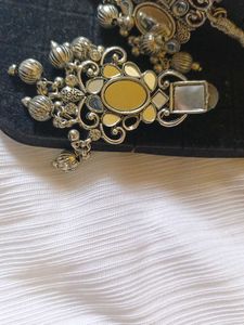 Silver Oxidized Jewelry Set