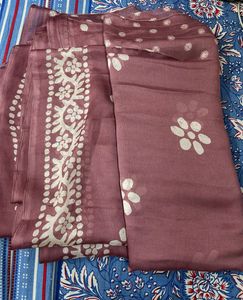 Chiffon Batik Printed Saree
