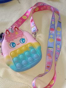 Cute Unicorn Pop-It Bag