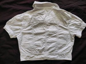 Price Drop!!! Korean White Crop Top