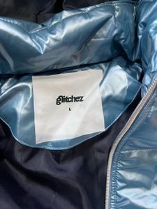 Stylish Blue Puffer Jacket