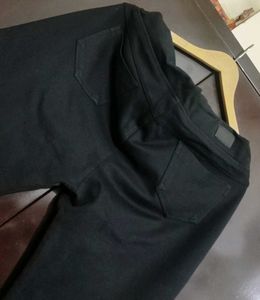 Stylish Black Women&#39;s Casual Jeans 34 Waist