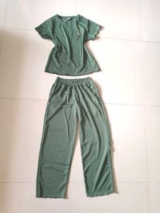 Olive Green Lounge Set