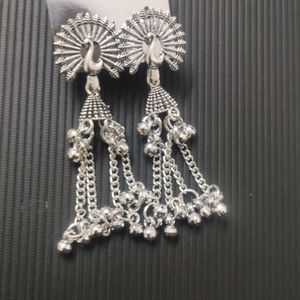 Ethnic Silver Earrings
