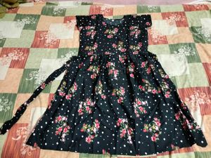 Floral Polka Dot Dress