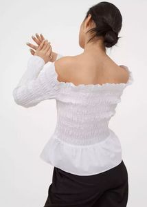 White Off-Shoulder Top