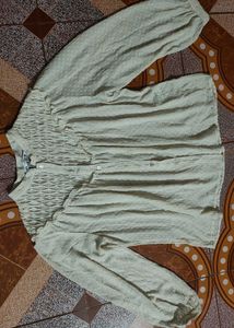 Zara New Top And Shirt With Stylish Sleeve