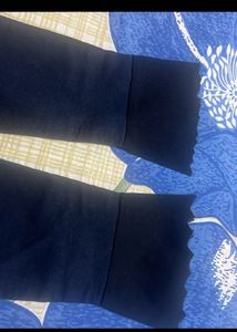 Women Blue Jeans With Flare Bottom