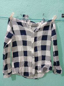 Black White Shirt for Girls