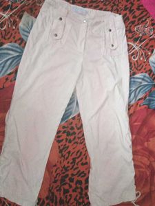 Beige Capri Pants