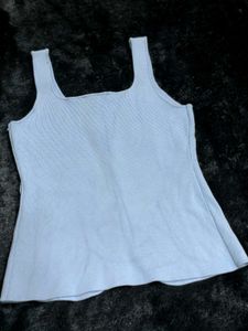 ZARA PLAIN KNIT CORSET TOP