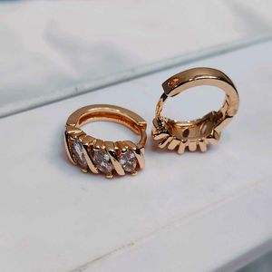 Rose Gold Hoop Earrings