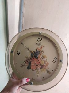 Ajanta Glass Made Wall Clock