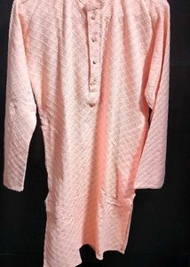 ELEGANT PEACH KURTA
