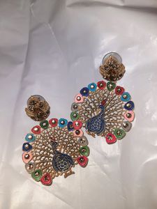 New Peacock Earrings 🦚 🦚