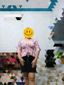 Drawstring Crop Top