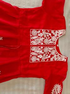 Frock Chikankari Kurti