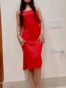 Sleek Red Slip Dress