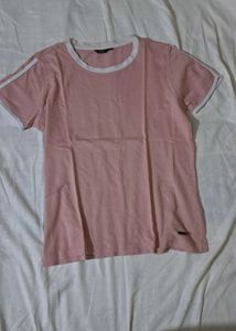 Roadster Pink Casual T-Shirt