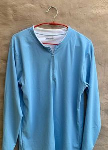 Zara Man vintage Blue Long Sleeve Shirt