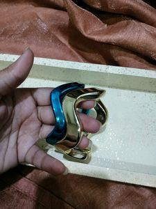 Wavy Plastic Cuff Bracelets