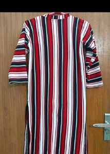 Woollen Red Kurta Set