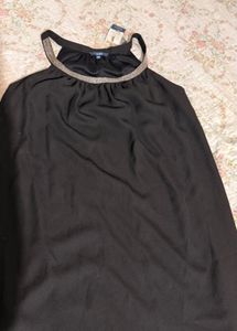 Elegant Black Halter Top